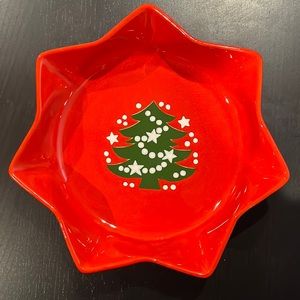 Ceramic Christmas Tree Bowl